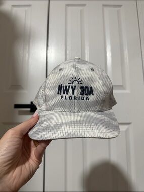 30A Legacy Men’s Black and Gray Ventilated Baseball Cap